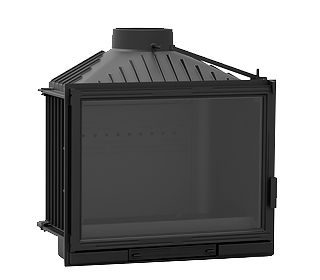 Каминные топки с прямым стеклом