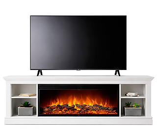Электрокамины под телевизор — современные решения для ТВ-зоны