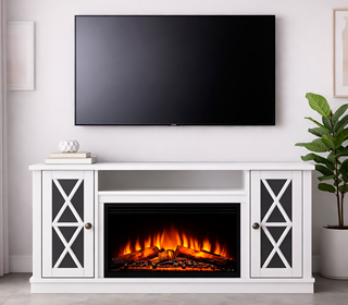 Электрокамины-тумбы под телевизор (каминокомплекты)