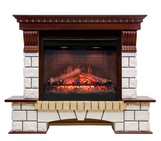 Каминокомплекты с каменным порталом