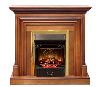 Каминокомплекты с деревянным порталом
