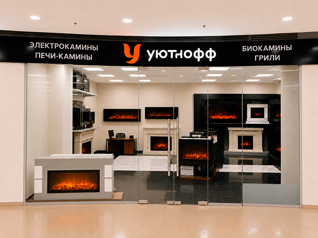 Шоурум электрокаминов Уютнофф в Москве