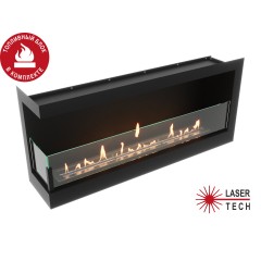 Встраиваемый биокамин Lux Fire 1090 S левый угол