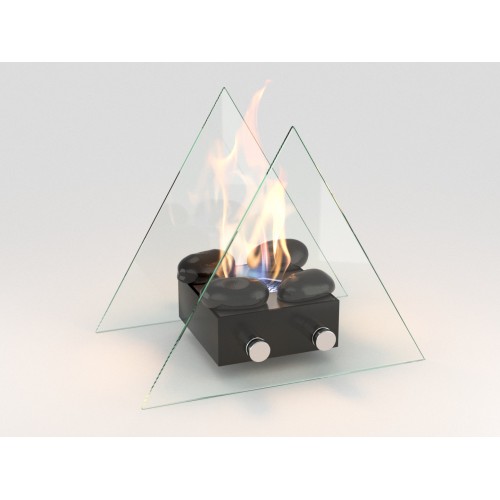 Биокамин настольный Lux Fire ВУЛКАН М черный Биокамин настольный Lux Fire ВУЛКАН М черный