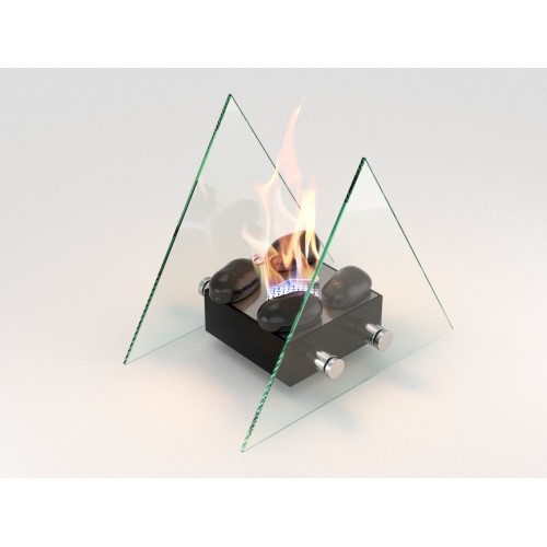 Биокамин настольный Lux Fire ВУЛКАН М черный Биокамин настольный Lux Fire ВУЛКАН М черный