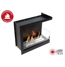Встраиваемый биокамин Lux Fire 755 правый угол