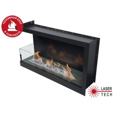 Встраиваемый биокамин Lux Fire 1155 М левый угол