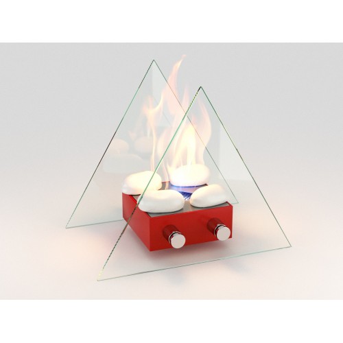Биокамин настольный Lux Fire ВУЛКАН М красный Биокамин настольный Lux Fire ВУЛКАН М красный