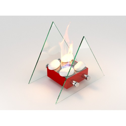 Биокамин настольный Lux Fire ВУЛКАН М красный Биокамин настольный Lux Fire ВУЛКАН М красный
