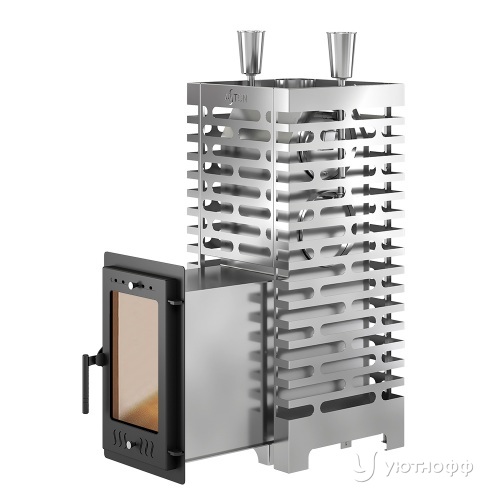 Печь для бани Астон 24 Нерж. (310М) Лонг из стали