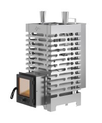 Банная печь Aston 20 Inox Аква стекло