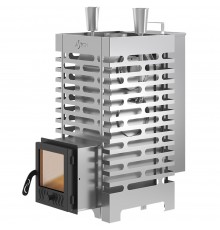 Банная печь Aston 20 Inox Аква стекло
