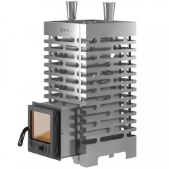 Банная печь Aston 20 Inox стекло