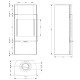 Отопительная печь Астов F 451 L из стали