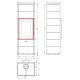 Печь-Камин Астов Киви ПК 5070 7К с каменными панелями