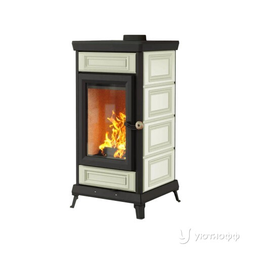 Отопительная печь Астов Майолика белый