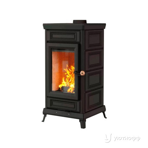 Отопительная печь Астов Майолика черный