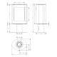 Отопительная печь Астов Oval из стали
