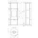 Отопительная печь Астов R1.0 XL K с каменными панелями