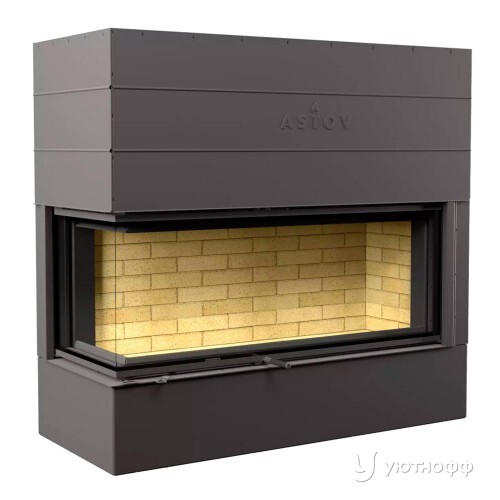 Топка каминная П2С 14057 L сталь 12 кВт Топка каминная П2С 14057 L сталь 12 кВт