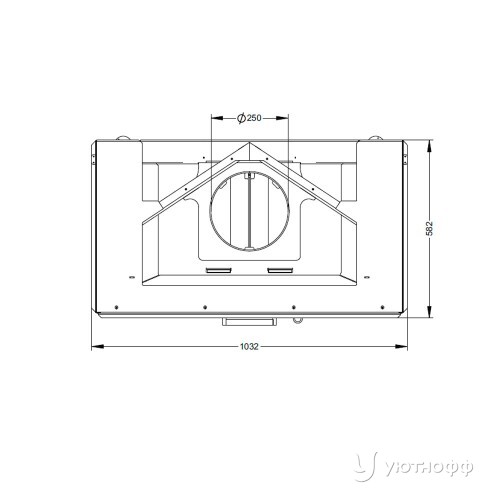 Топка каминная П3С 10057 сталь 9 кВт