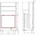 Топка каминная ПС 9074 углубленная
