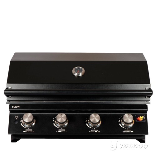 Встраиваемый гриль B-Fire-03 (Б-Огонь 03) Bizon Black 4 (Бизон чёрный 4)