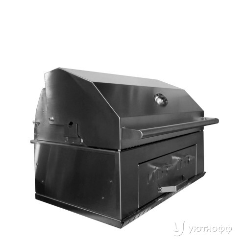 Портативный угольный гриль Кузбасс-01 из стали Портативный угольный гриль Кузбасс-01 из стали
