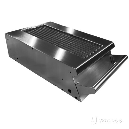 Столик с ребристым противнем к грилю B-Fire (Б-огонь) из нержавеющей стали