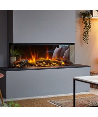 Электрокамин British Fires New Forest 1200 with Signature logs (дрова и кристаллы)