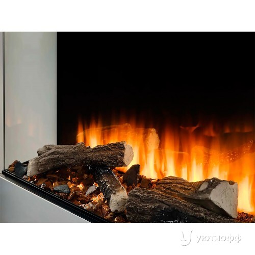 Трехсторонний электрокамин с обогревом New Forest 2400 with Deluxe Real logs Трехсторонний электрокамин с обогревом New Forest 2400 with Deluxe Real logs