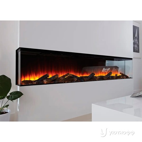 Трехсторонний электрокамин с обогревом New Forest 2400 with Deluxe Real logs Трехсторонний электрокамин с обогревом New Forest 2400 with Deluxe Real logs