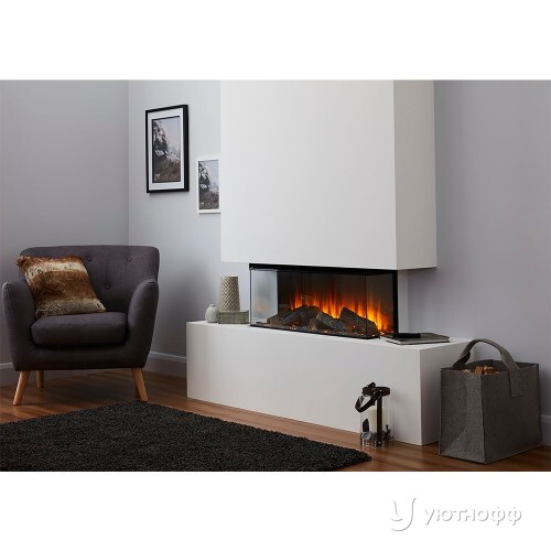 Трехсторонний электрокамин с обогревом New Forest 870 with Deluxe Real logs Трехсторонний электрокамин с обогревом New Forest 870 with Deluxe Real logs