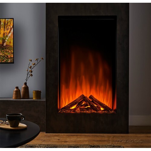 Трехсторонний электрокамин с обогревом New Forest Tall Deluxe Knightwood