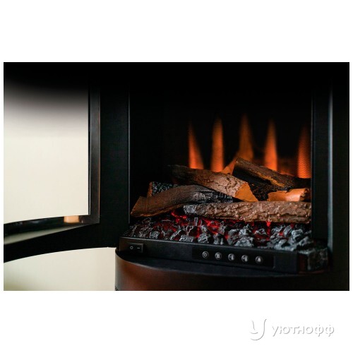 Трехсторонний электрокамин с обогревом Ashurst Barrel Stove