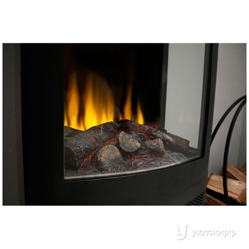 Трехсторонний электрокамин с обогревом Bramshaw Stove