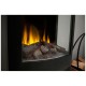Трехсторонний электрокамин с обогревом Bramshaw Stove