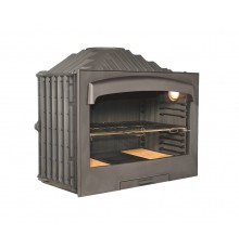 Каминная дровяная топка Hergom Asador H04/100 (Асадор H04/100) открытая