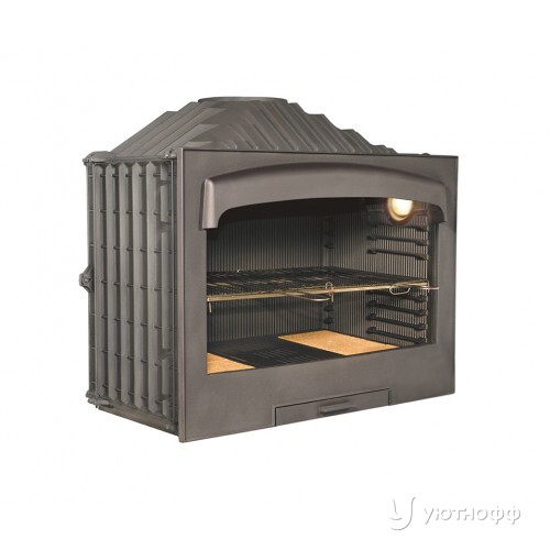 Каминная чугунная топка Hergom Asador H04/100 открытая Каминная чугунная топка Hergom Asador H04/100 открытая