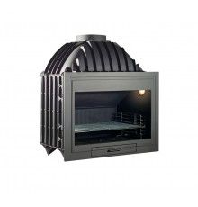 Каминная дровяная топка Hergom Asador H04/80 (Асадор H04/80) открытая