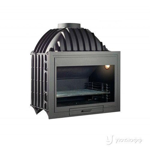 Каминная чугунная топка Hergom Asador H04/80 открытая Каминная чугунная топка Hergom Asador H04/80 открытая