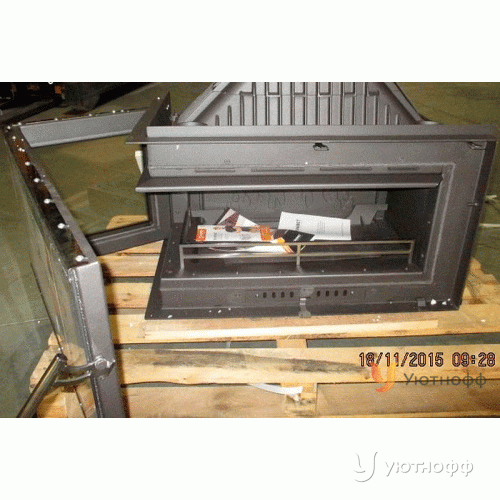 Каминная чугунная топка Kaw-Met W16 LB (2 стекла) Каминная чугунная топка Kaw-Met W16 LB (2 стекла)