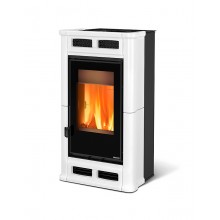 Дровяная печь La Nordica FLO BIANCO/BO (печь-камин Фло)