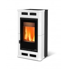 Дровяная печь La Nordica FLO BIANCO/BO (печь-камин Фло)
