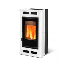 Дровяная печь La Nordica FLO BIANCO/BO (печь-камин Фло)