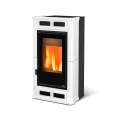 Дровяная печь La Nordica FLO BIANCO/BO (печь-камин Фло)