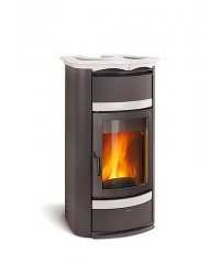 Дровяная печь La Nordica NORMA S EVO IDRO STEEL D.S.A. BIN с водяным контуром (Норма С Сталь)