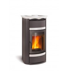 Дровяная печь La Nordica NORMA S EVO IDRO STEEL D.S.A. BIN с водяным контуром (Норма С Сталь)