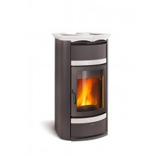 Дровяная печь La Nordica NORMA S EVO IDRO STEEL D.S.A. BIN с водяным контуром (Норма С Сталь)
