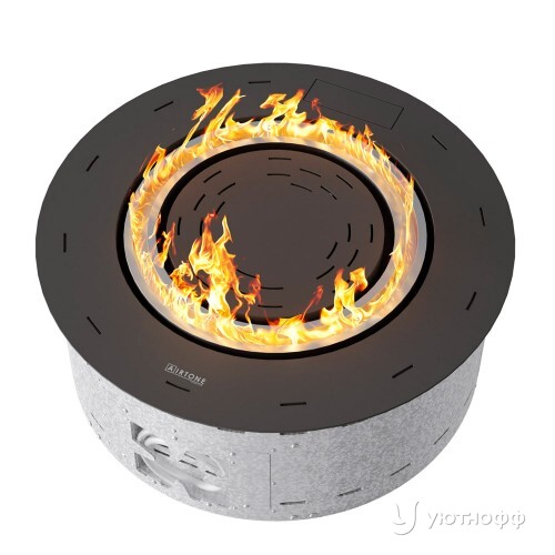 Встраиваемый автоматический биокамин Андалле Роунд 600